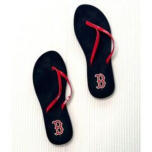 Reef Bliss X MLB BOSTON RED SOX Flip Flop Beach Sandals Women's Size 8